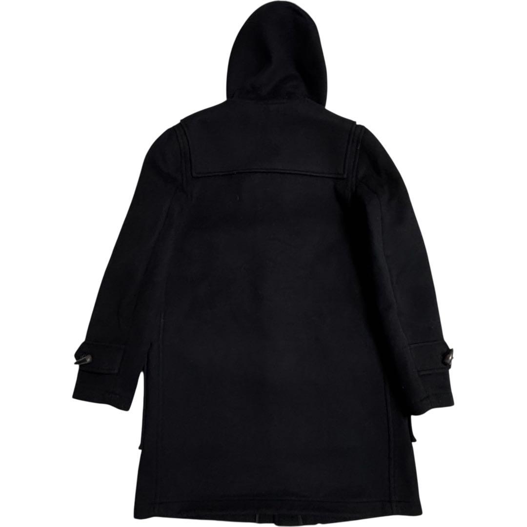 Gloverall ダッフルコート チェック フード 水牛トグル ブラック M