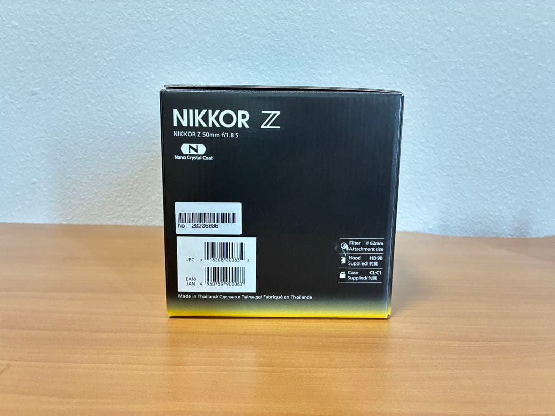レンズ(単焦点) Z 50mm F1.8 S