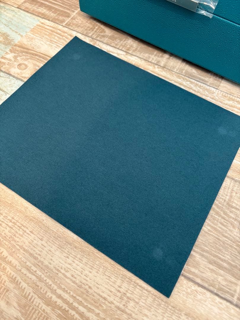 新品　箱シート付　LA MER ラ・メール 青 ジュエリーボックス　収納ボックス