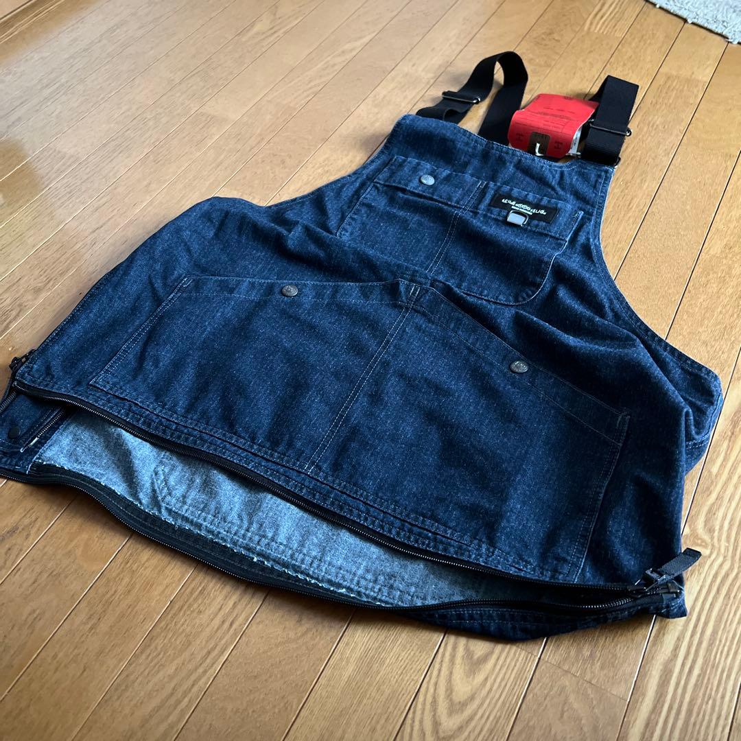 デニムダンガリー エプロン