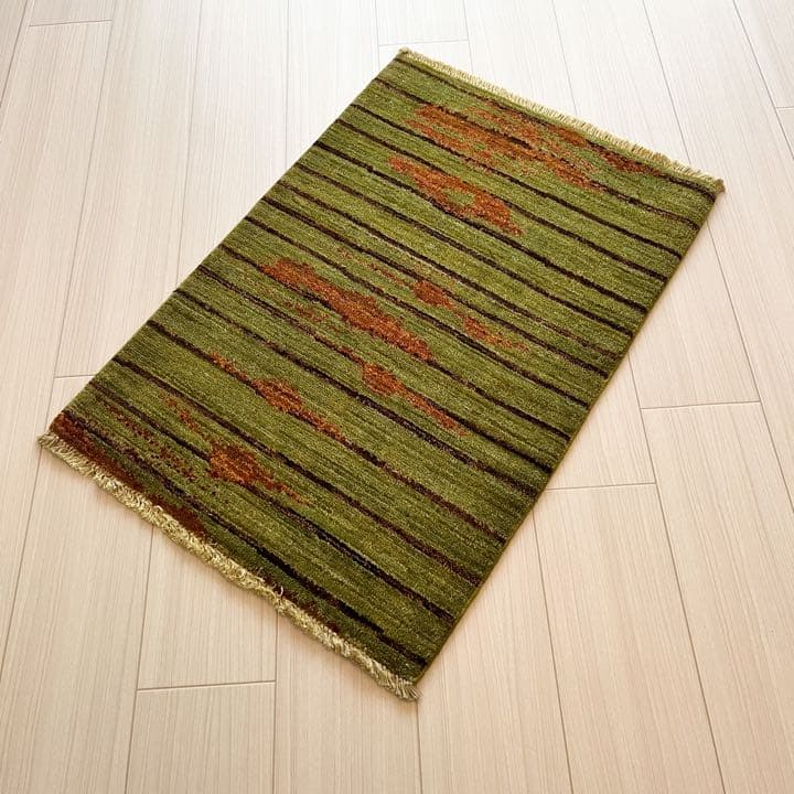 【新品未使用】パキスタン産 ギャッベ　絨毯　ペルシャ