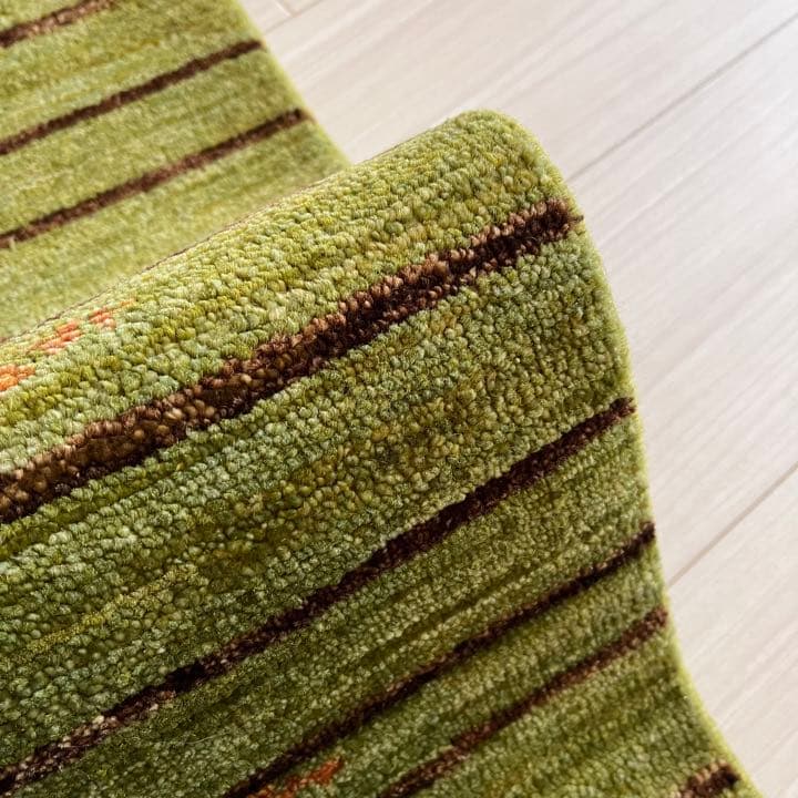 【新品未使用】パキスタン産 ギャッベ　絨毯　ペルシャ