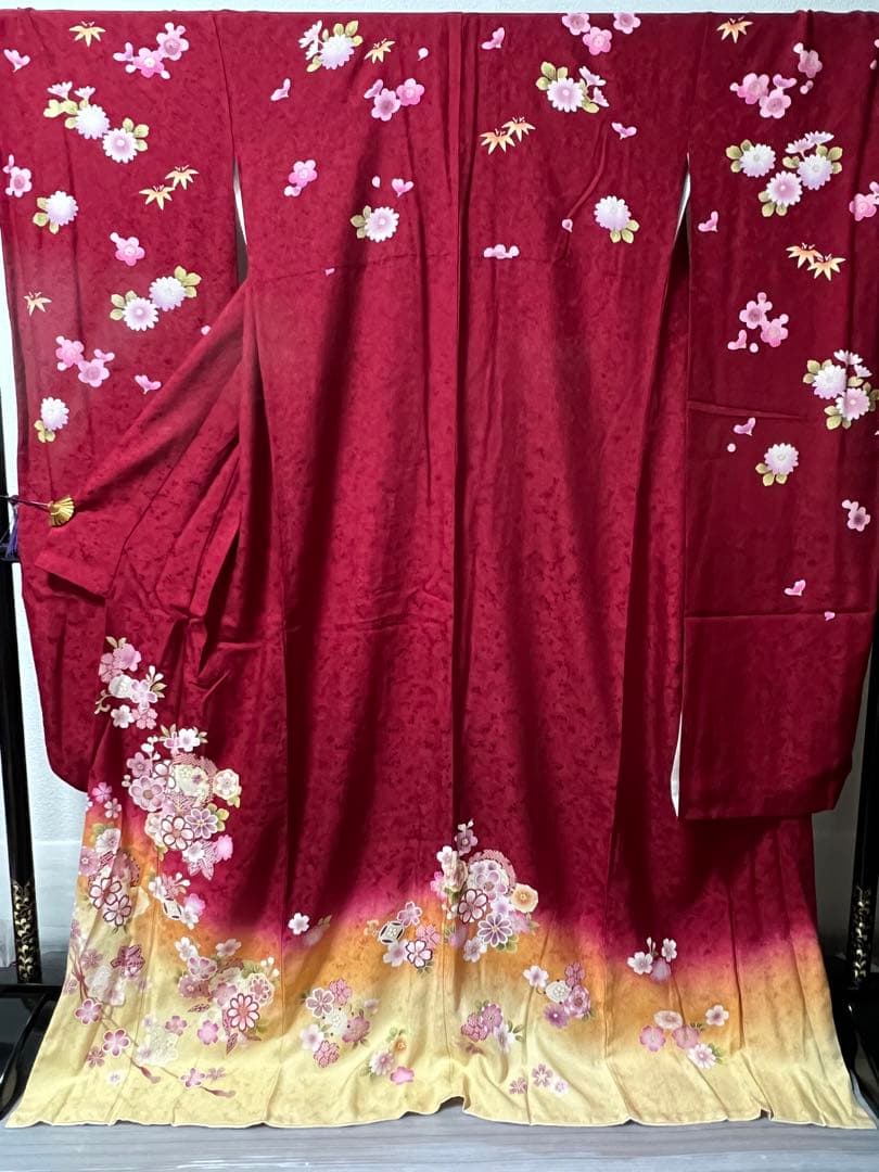 正絹振袖一式6点セット　トールサイズ