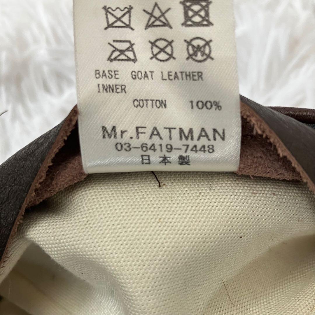 Mr.FATMAN ミスターファットマン レザーキャップ キャスケット 日本製