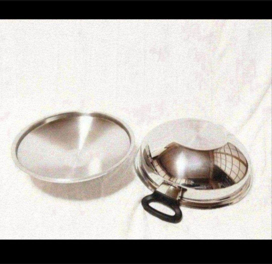 18/8ステンレス アムウェイ Amway 天ぷら 揚げ物 中華鍋 ウォック @