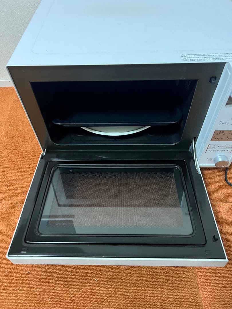 SHARP 950W 角皿付き オーブンレンジ【RE-V70A-W】電子レンジ