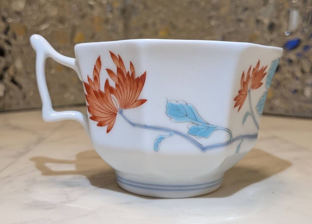 【最終値下げ】皇室御用達　深川製磁　和風花柄食器セット