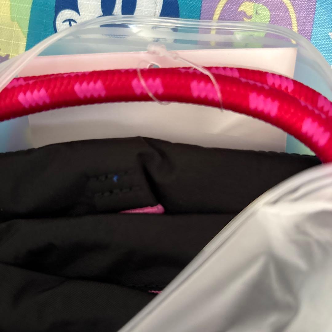 新品・未使用☆ボールアンドチェーン　ピンクリボン　エコバッグ　ブラック