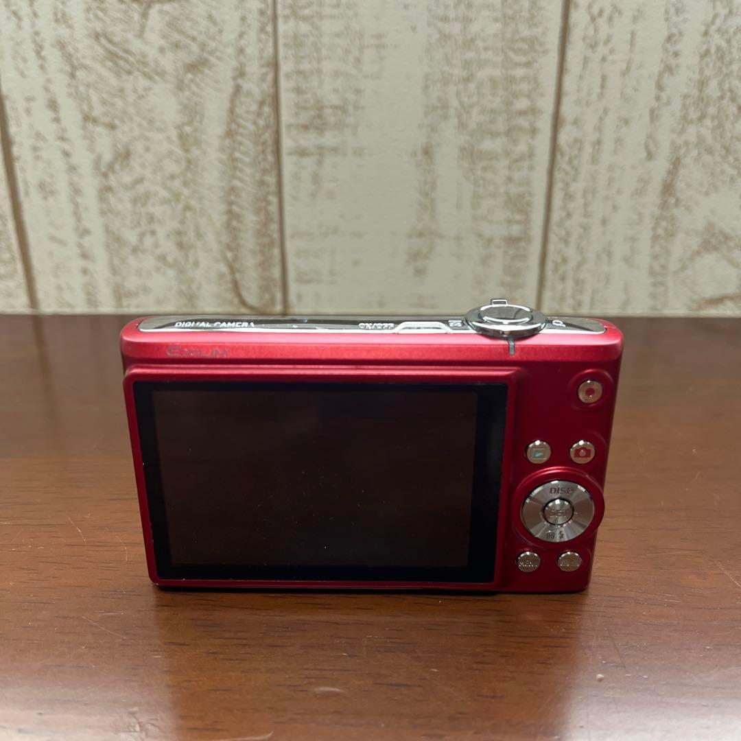 カシオ EXILIM コンパクトデジタルカメラ 赤