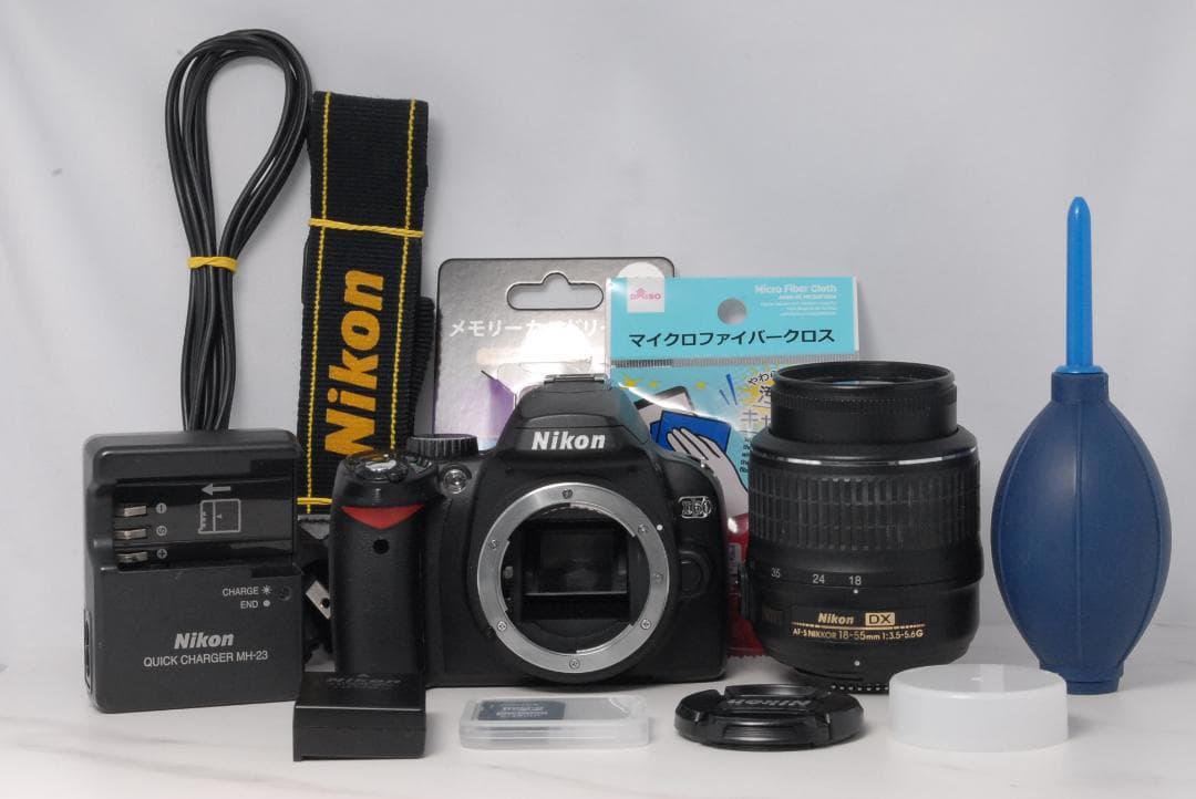 1/22限定価格！！Nikon D60 スマホ転送　一眼レフカメラ