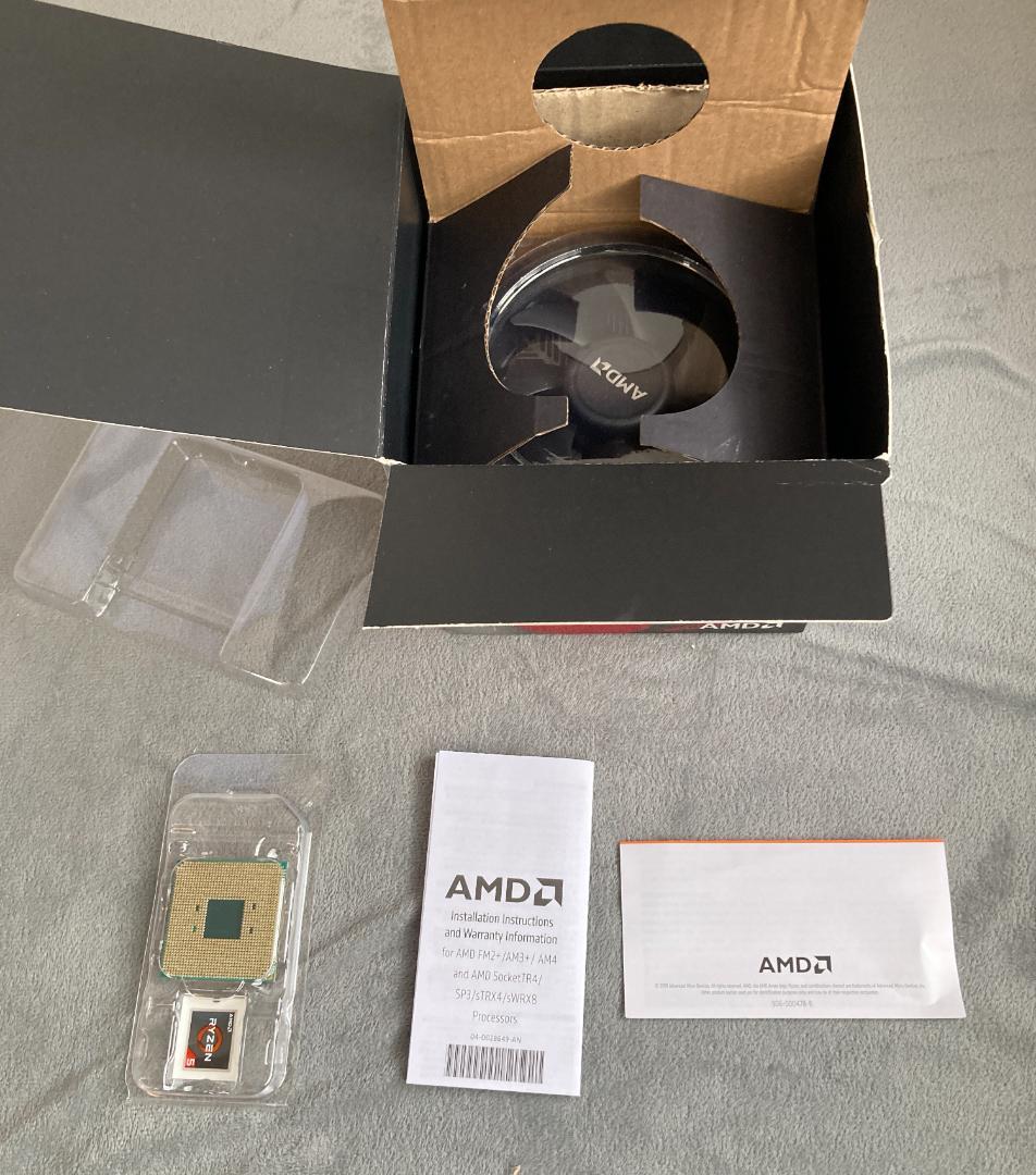 W*D様 【使用１回のみ】 AMD　CPU　Ryzen 5 3400G