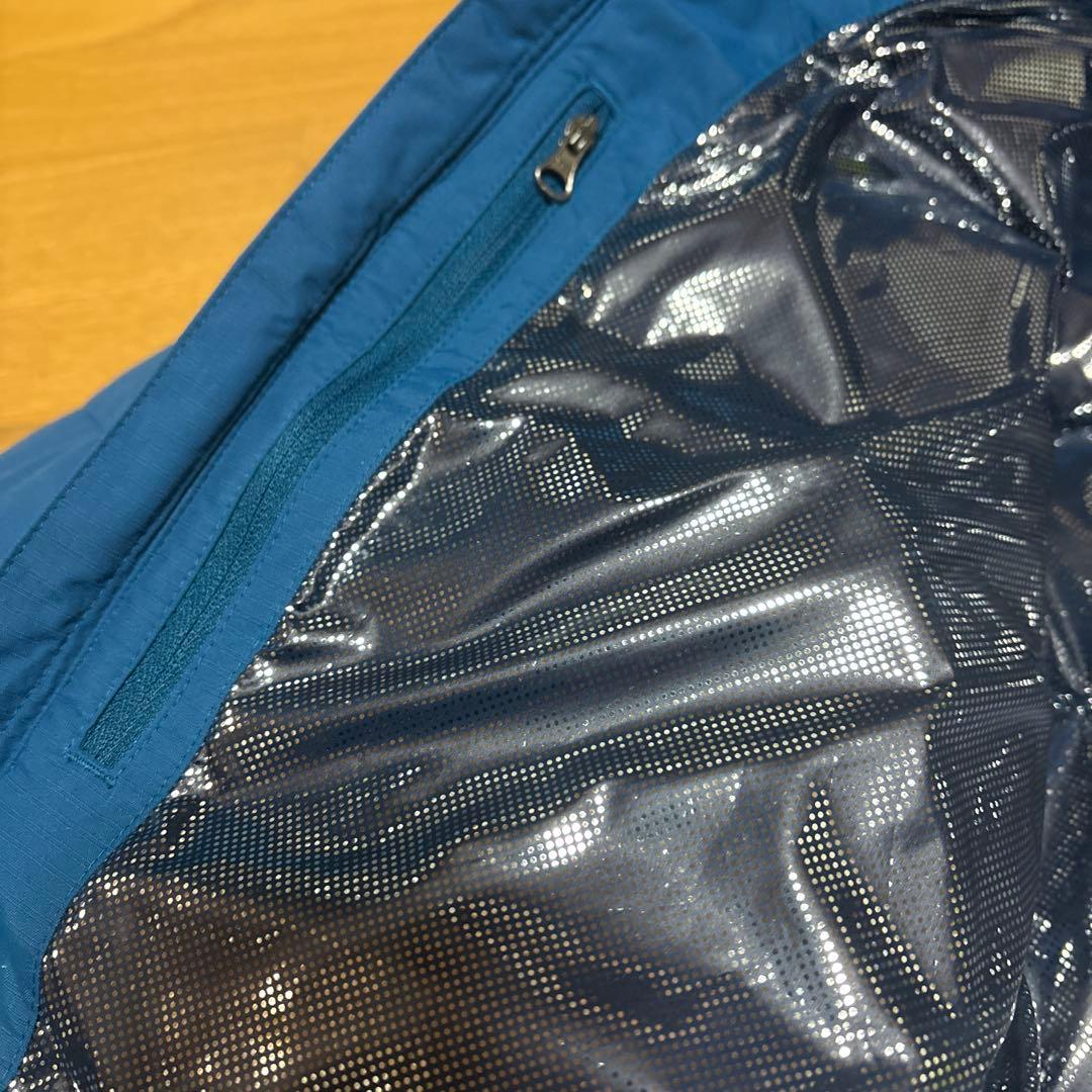 Columbia フード脱着可ダウンジャケット 青