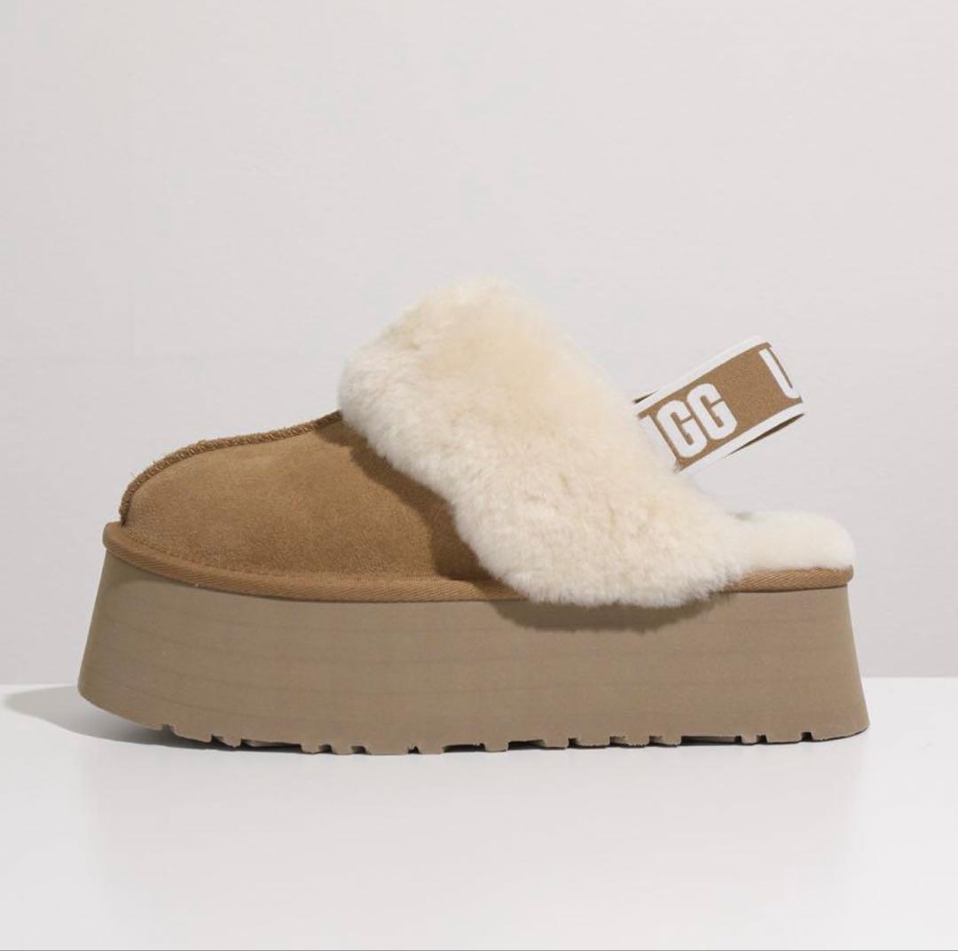 UGG レディース プラットフォームサンダル ブラウン　チャスナット　厚底