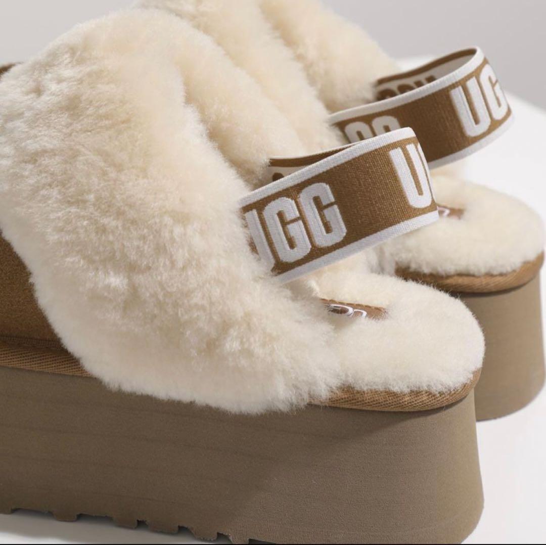 UGG レディース プラットフォームサンダル ブラウン　チャスナット　厚底