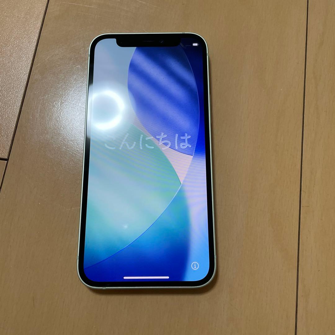 iPhone12 mini 64G SIMフリー　バッテリー81% グリーン美品