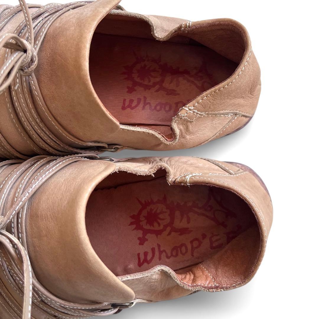 00s whoop-de-doo 鬼反り グルグル紐 レザーシューズ 革靴 本革