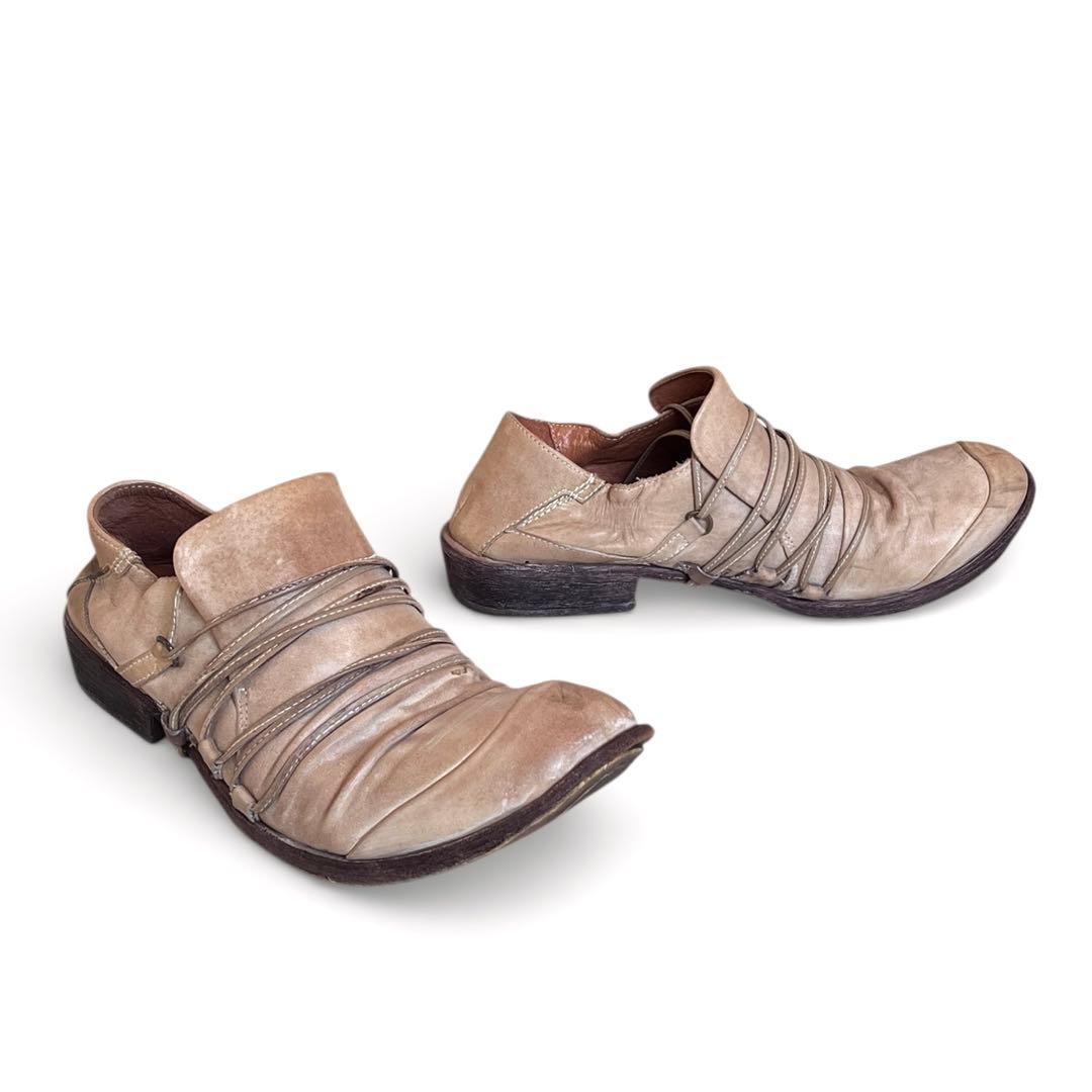 00s whoop-de-doo 鬼反り グルグル紐 レザーシューズ 革靴 本革