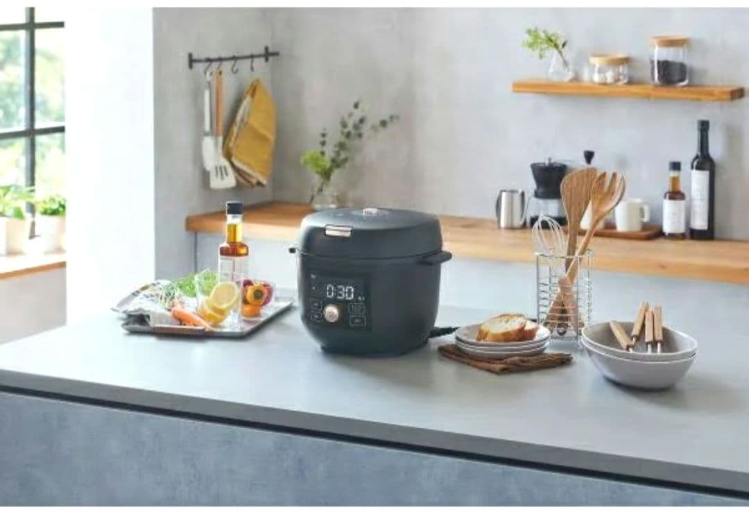 【新品未使用】TIGER 電気圧力鍋 COK-B220 KM マットブラック