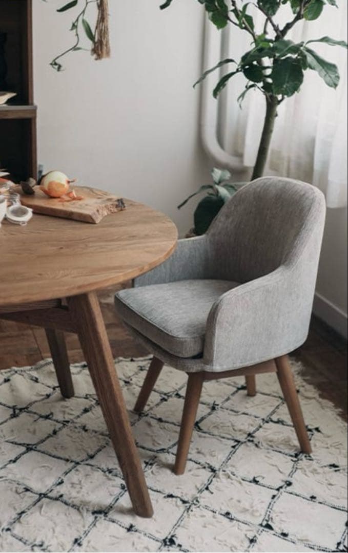 unico PIIVO ピーヴォ　ダイニング　デスクチェア　ウニコ　美品　グレー