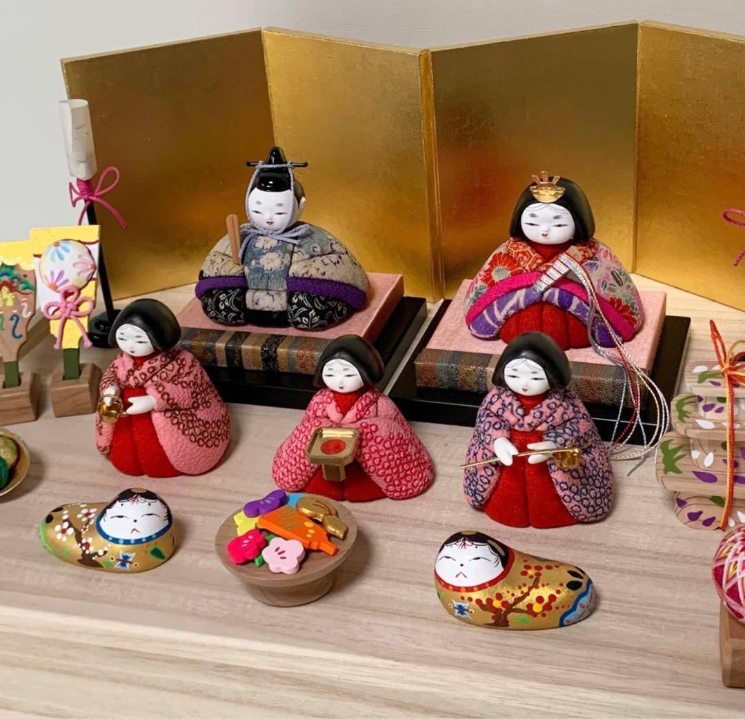 銀座和光 犬筥セット 桐箱付き 七五三 雛祭り 節句 記念日 誕生日 木目込み