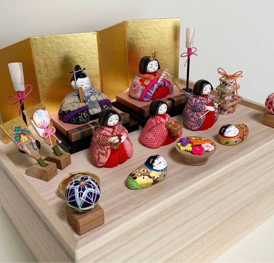 銀座和光 犬筥セット 桐箱付き 七五三 雛祭り 節句 記念日 誕生日 木目込み