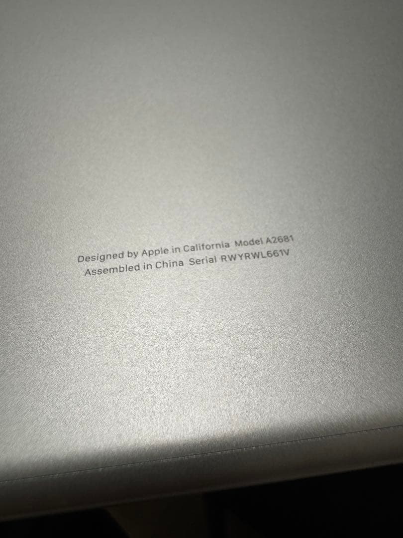 N*u様 MacBook 2022 m2 本体(A2681)