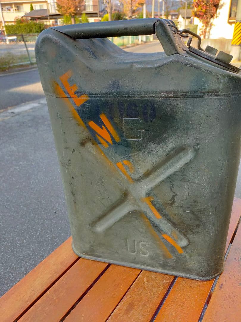 ヴィンテージ USガソリン携行缶 持運びタンク