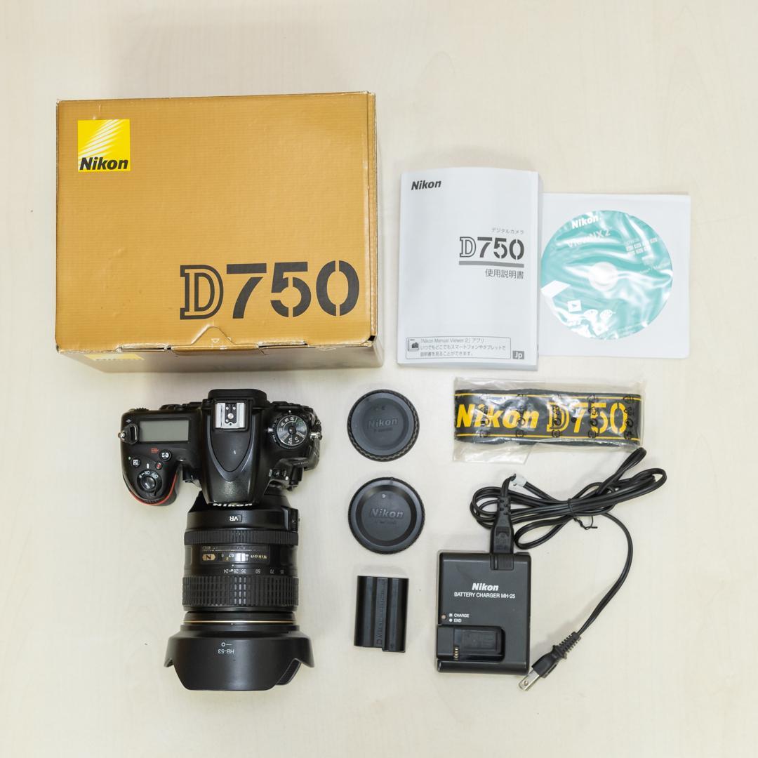 【12/27まで値下げ中】ニコン D750＋24-120mm f4 レンズキット