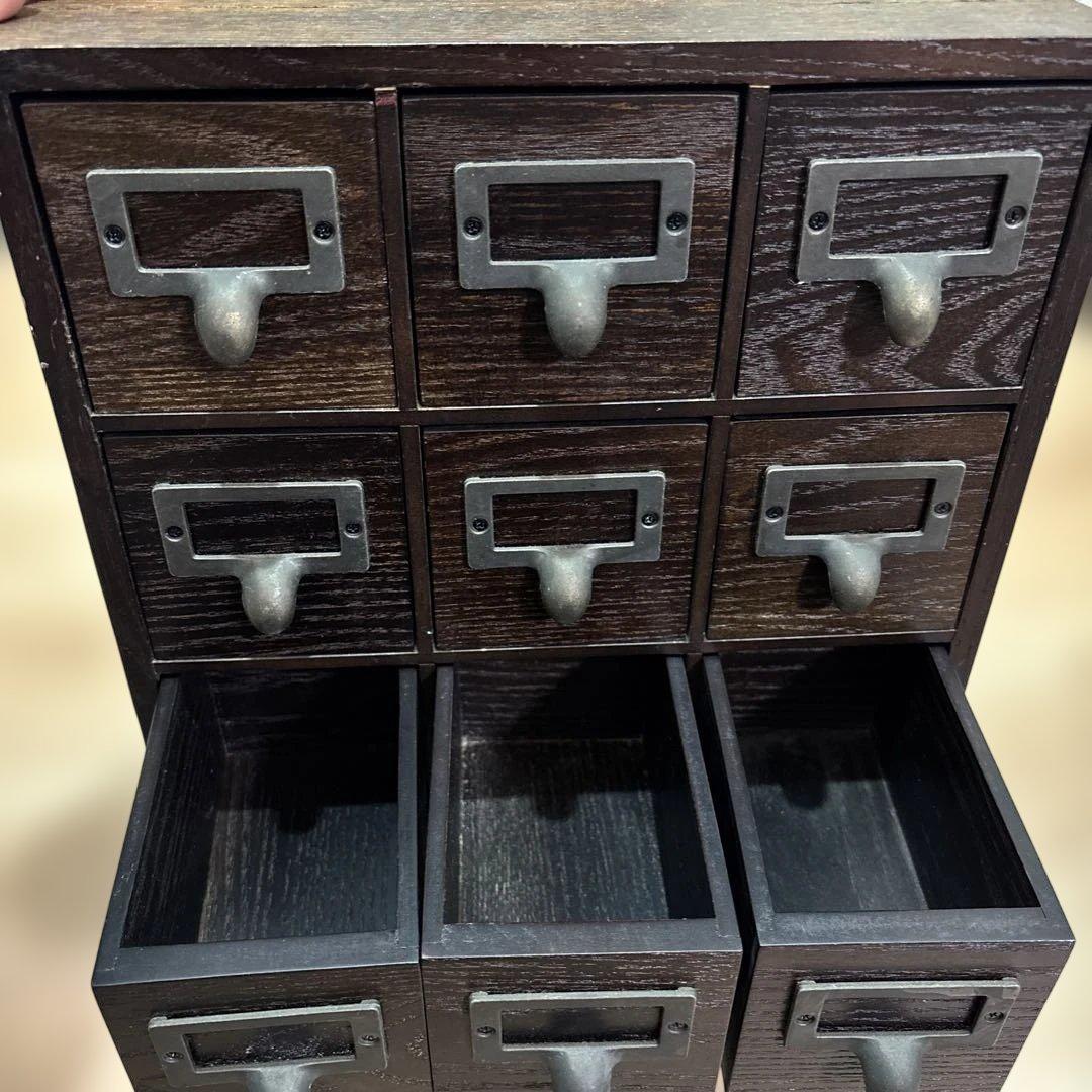 レトロ家具　アンティーク　木製引き出し