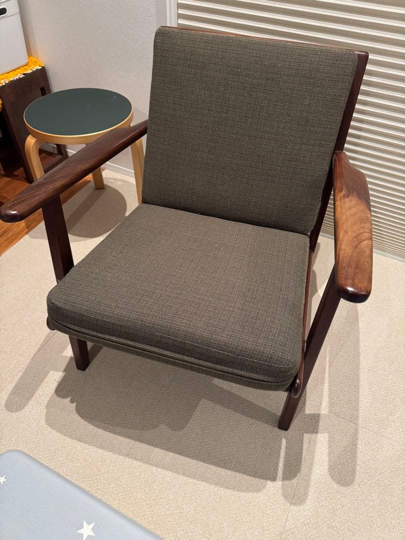 1950〜60s GETAM デンマークGE-88 1pソファ　ゲタマ刻印あり