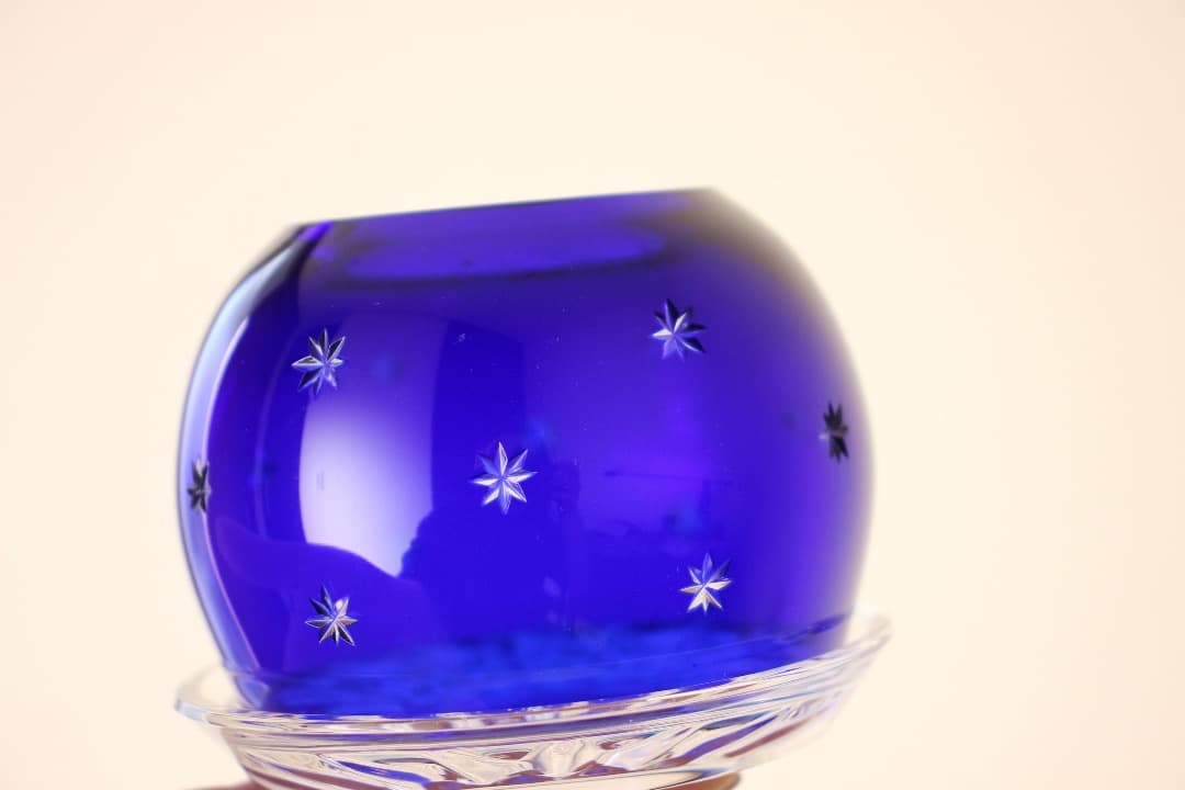 SAINT LOUIS　サンルイ　キャンドルホルダー　ドーム　クリスマス　星