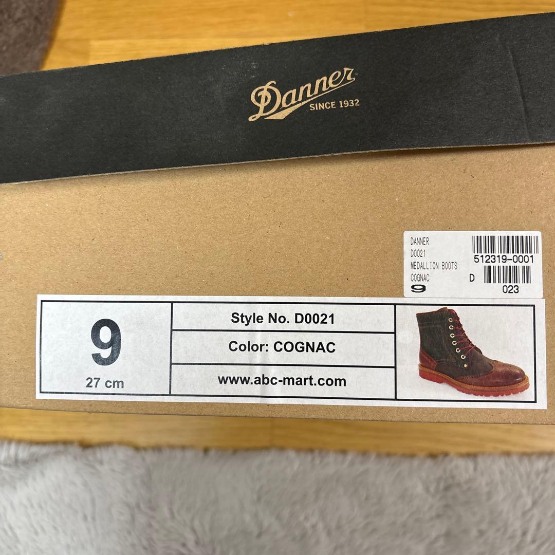 Danner ブローグデザインブーツ ブラウン・グリーン