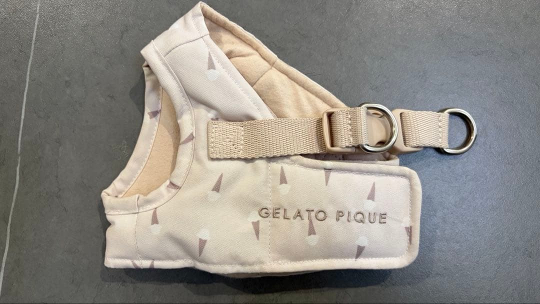 ジェラートピケ ジェラピケ ハーネス リード 首輪 3点セット