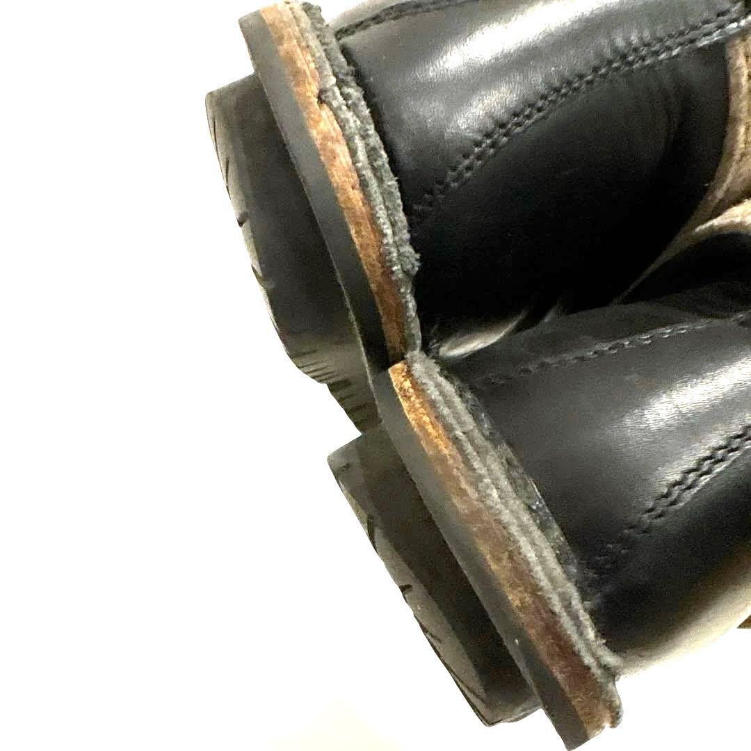 Trippen トリッペン レザーショートブーツ 23cm ベルクロ 切り替え式