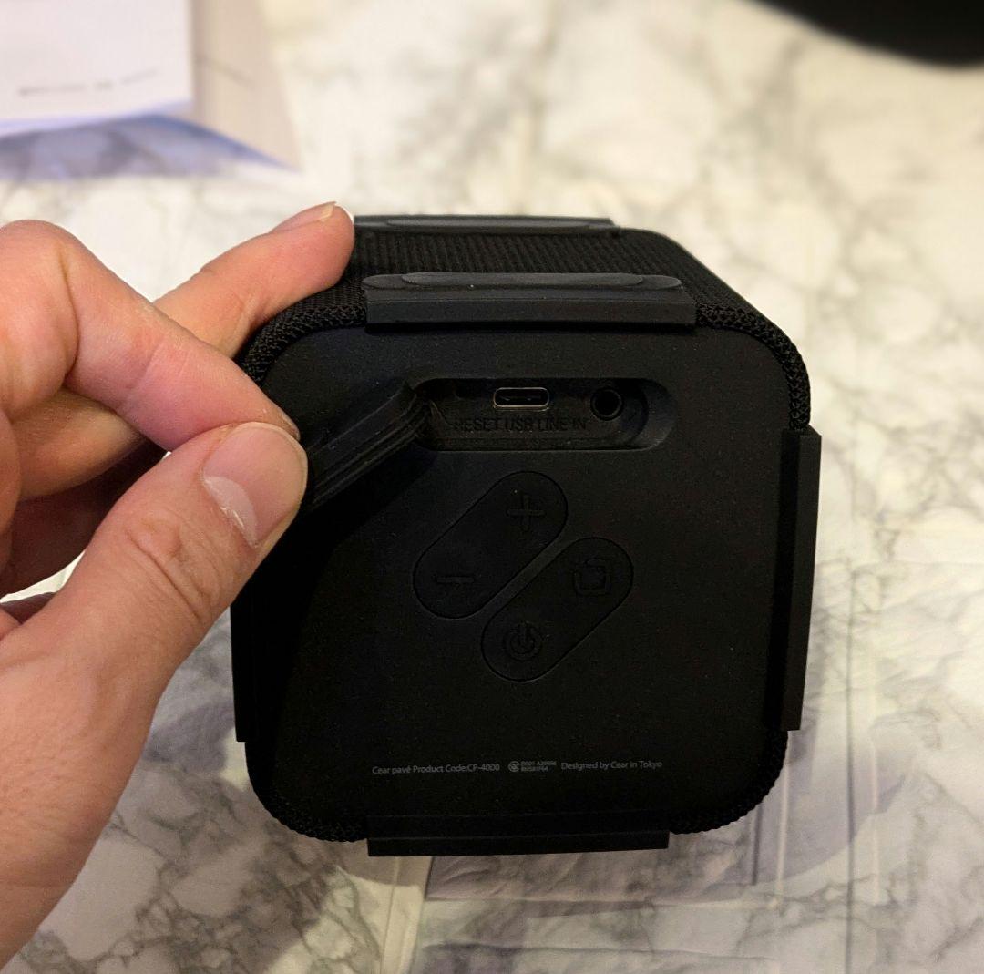 【未使用】シーイヤーパヴェ Cear pavé ワイヤレススピーカー ブラック