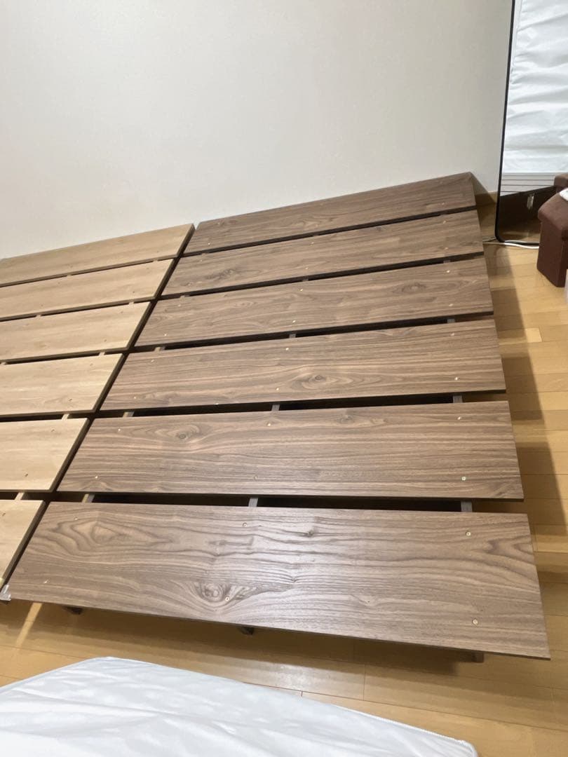 【東京都杉並区　直渡し】 LOWYA すのこベッド セミダブル