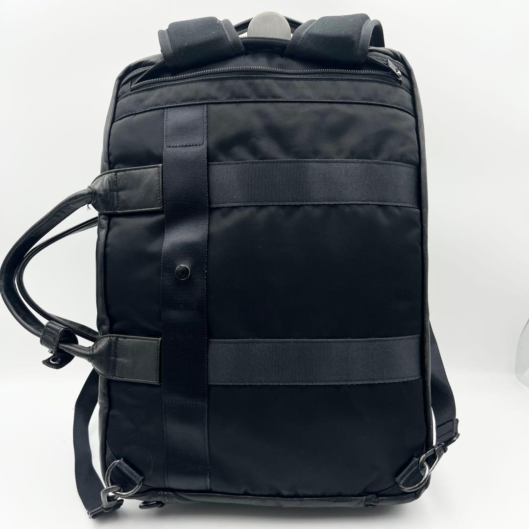希少✨ ポーター リュック 3way レザー ビジネスバッグ A4可 ロコ型押し