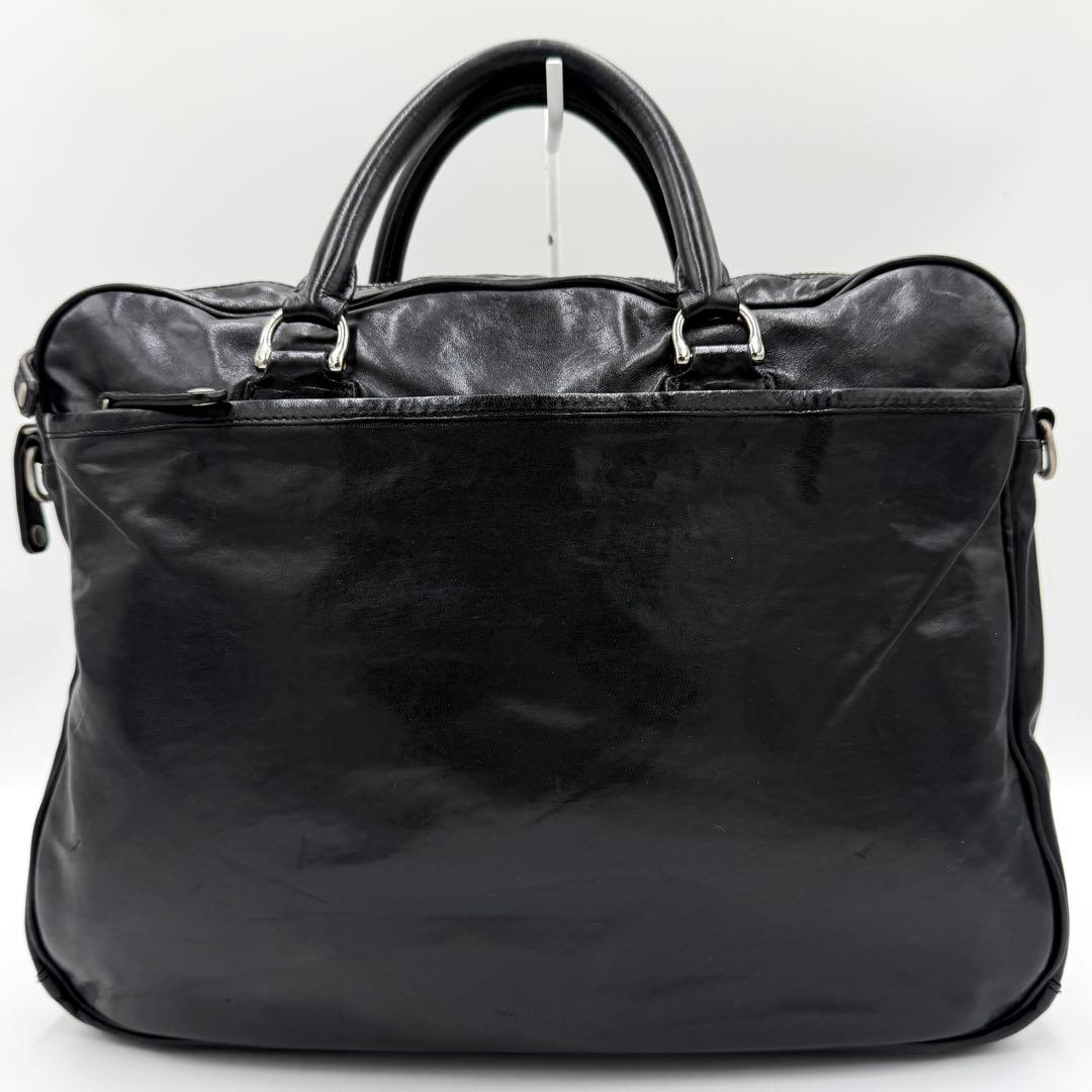 【専用】ウォームスクラフツ マニュフファクチ ビジネスバッグ レザー ブラック