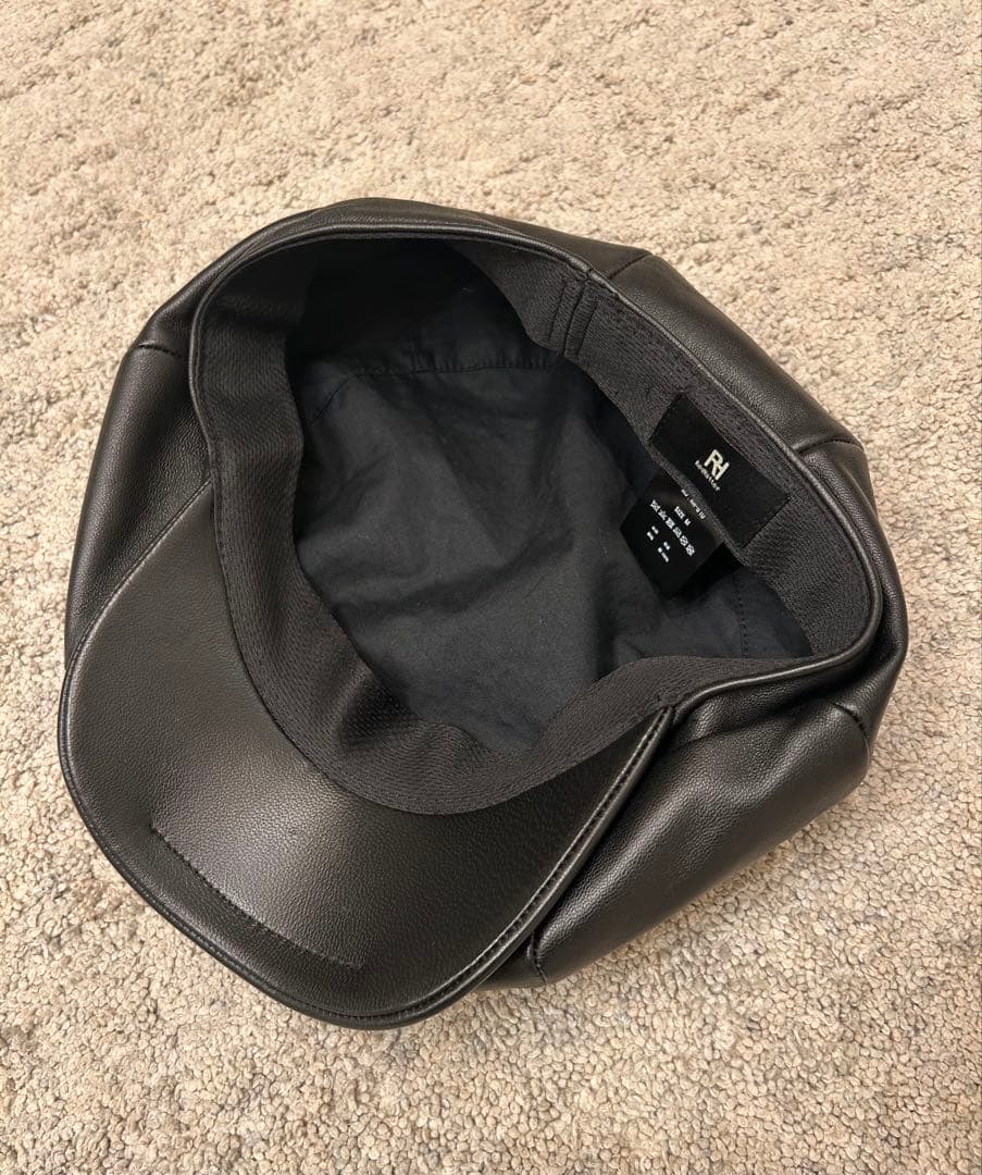 ReqHatter ラムレザーキャスケット