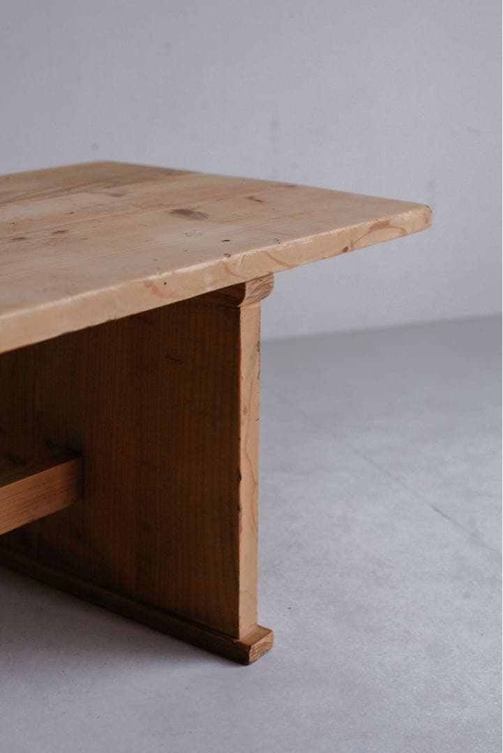 文机　杉材　無垢材 ローテーブル 飾り棚　古家具　古道具 アンティーク