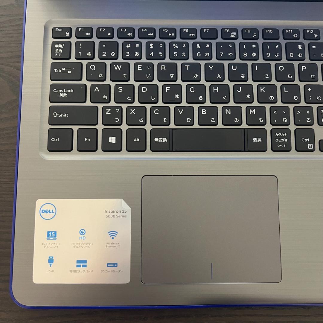 希少なブルー✨Dell Inspiron☆新品SSD256GB☆メモリ8G☆i3