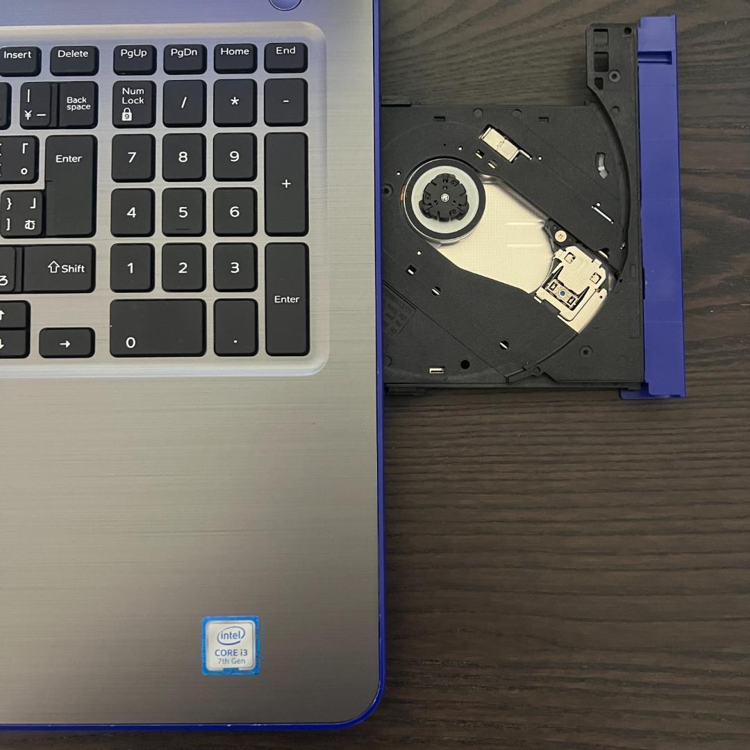 希少なブルー✨Dell Inspiron☆新品SSD256GB☆メモリ8G☆i3