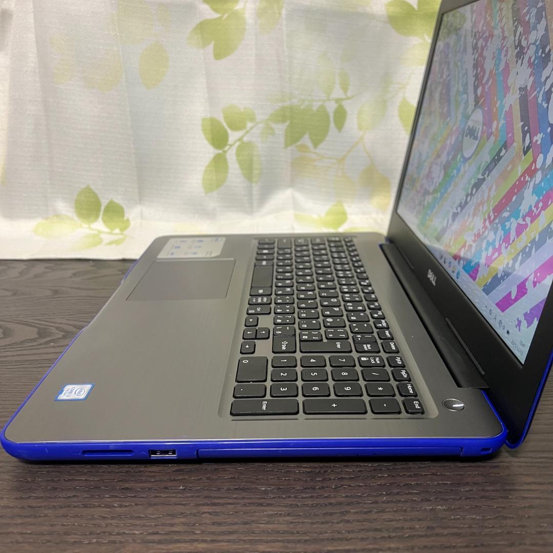 希少なブルー✨Dell Inspiron☆新品SSD256GB☆メモリ8G☆i3