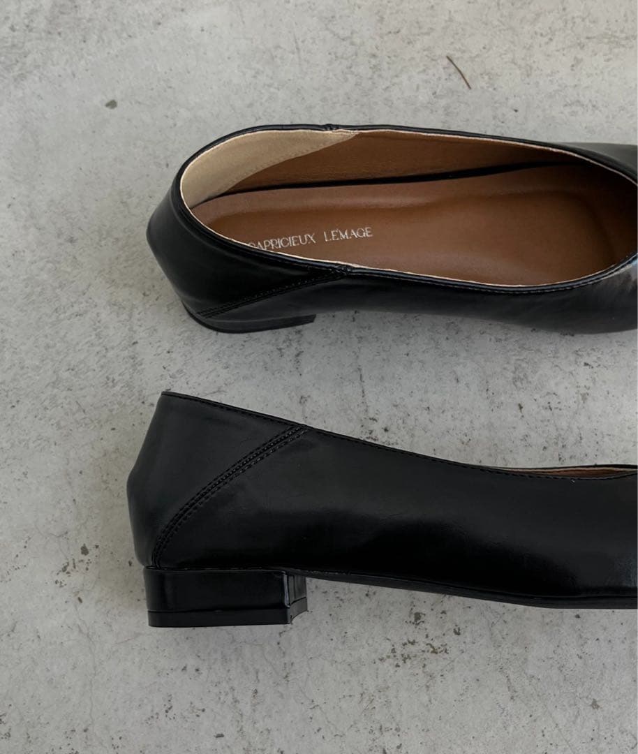 新品未使用♡CAPRICIEUX LE'MAGEスクエアステッチフラットシューズ