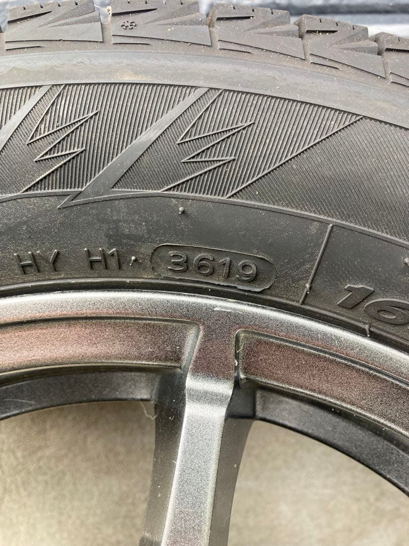 165/65/14インチ スタッドレスホイールセット Hankook 出品1