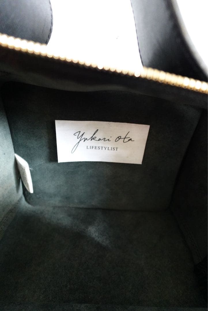 【美品】LIFESTYLIST Leather Mini Book Bag