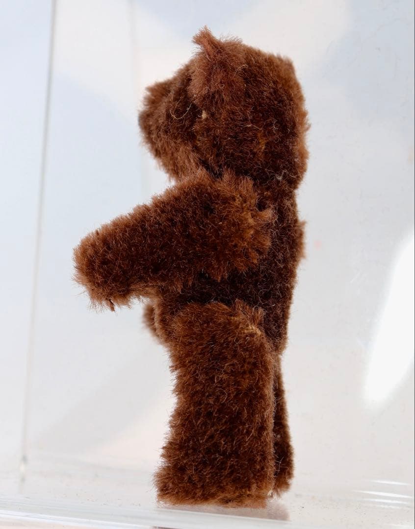 1950年代シュコー・ミニチュア・ペア2.5inch小型焦げ茶色の可愛いクマ