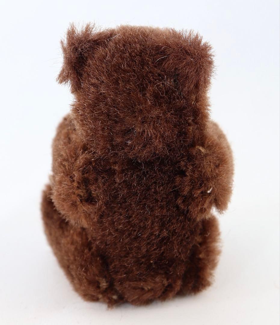 1950年代シュコー・ミニチュア・ペア2.5inch小型焦げ茶色の可愛いクマ
