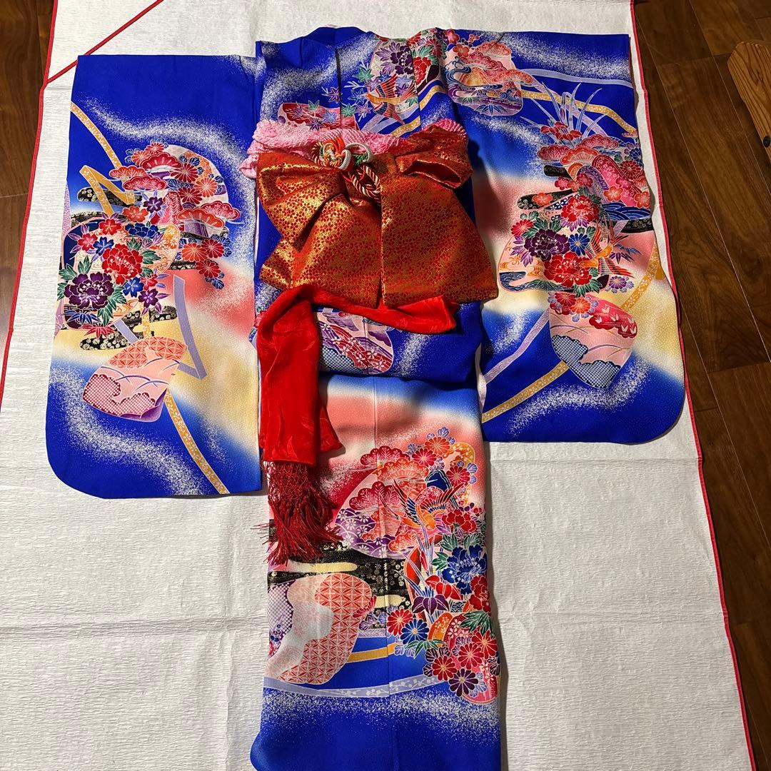 七五三　七歳　正絹着物12点セット