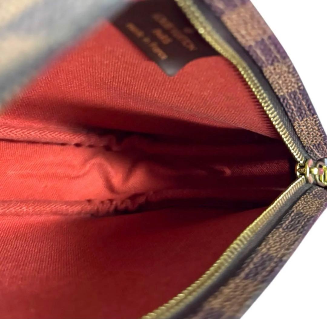 ❗️大セール中❗️ルイヴィトン ポーチ ダミエ ポシェットアクセソワール エベヌ